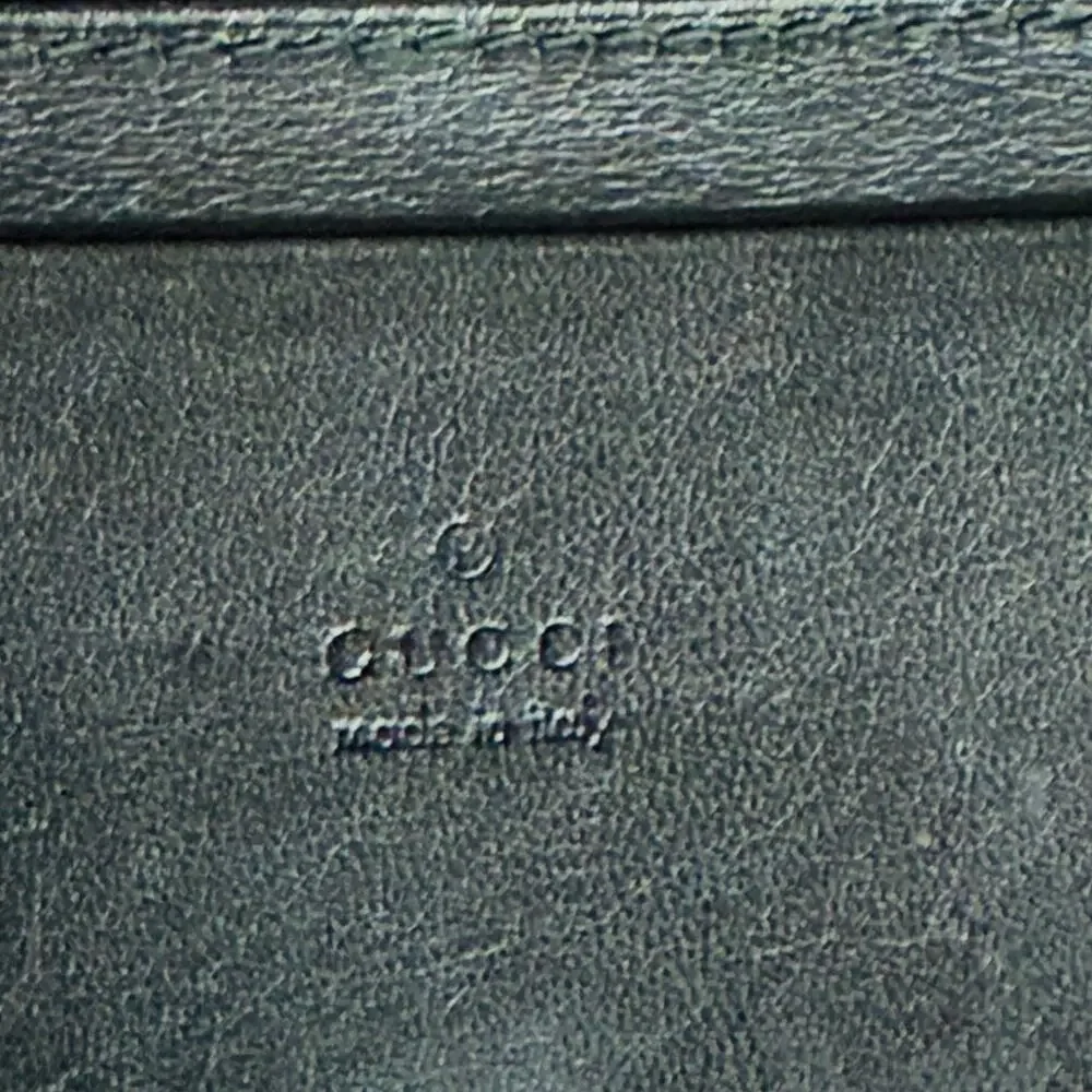 Gucci Black Leather G Multi Pocket‎ Card Holder